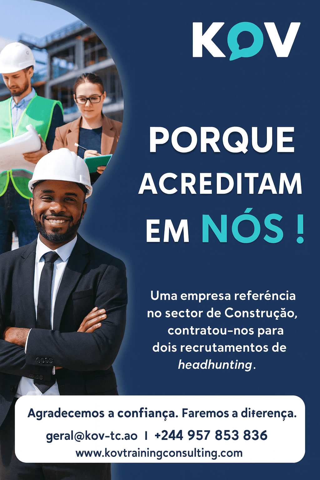 KOV TRAINING E CONSULTING Apoia empresa de referência no setor da construção com serviços de Headhunting